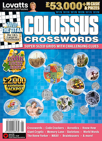 Colossus Crosswords // UK Six Month Subscription